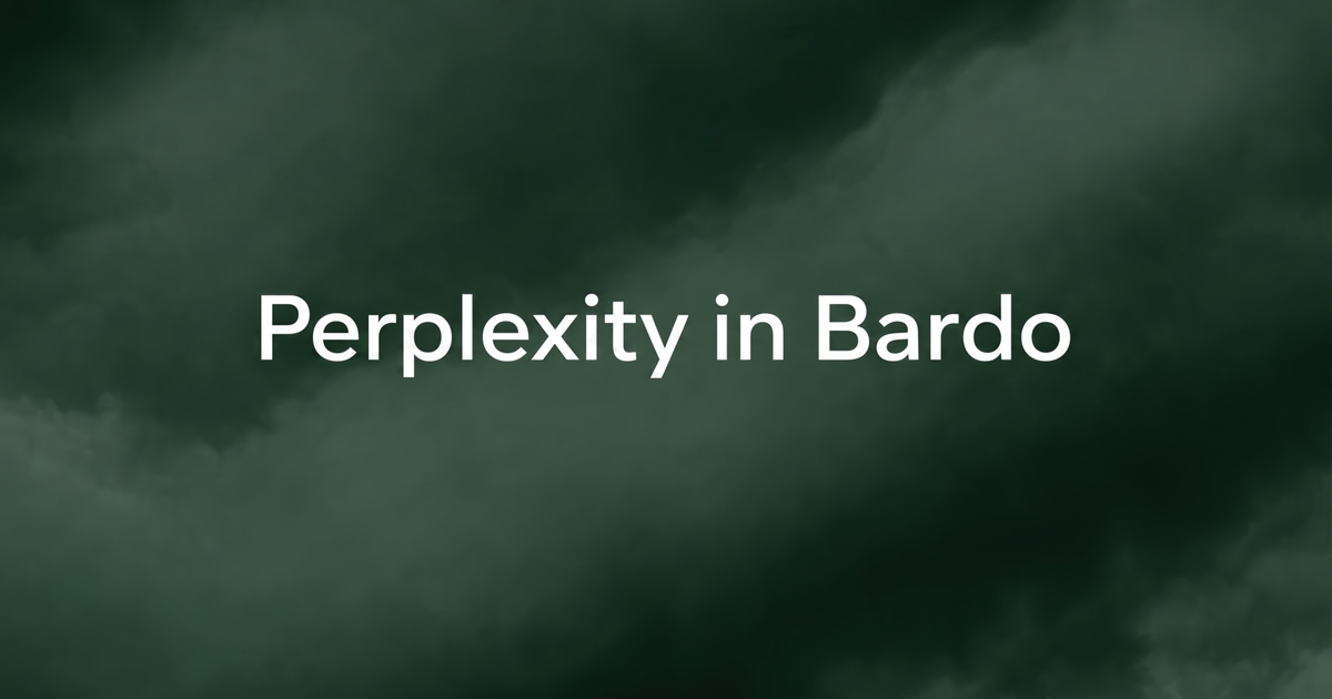 Perplexity semantic search in Bardo Plus
